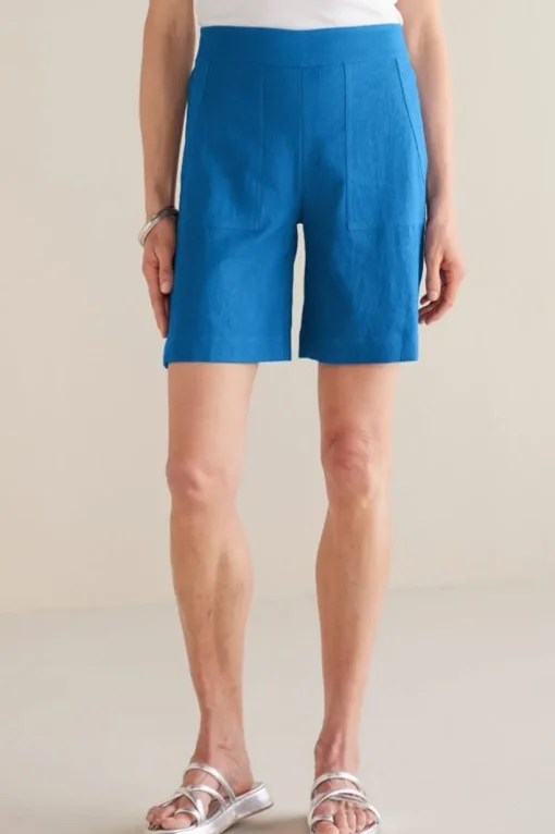 Flavia Linen Blend Shorts