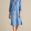 Hasana Linen Blend Midi Dress