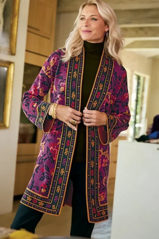 Haven Jacquard Cardigan