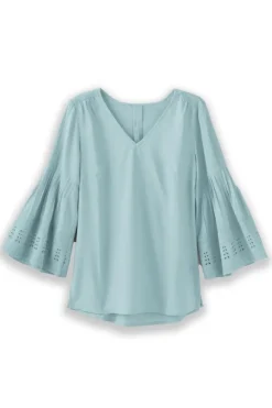 Heloise Eyelet Sleeve Tunic