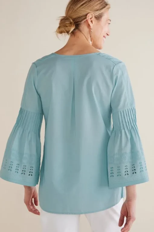Heloise Eyelet Sleeve Tunic