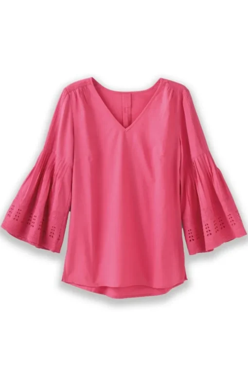 Heloise Eyelet Sleeve Tunic