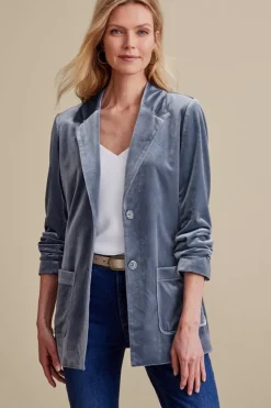 Holly Velvet Blazer