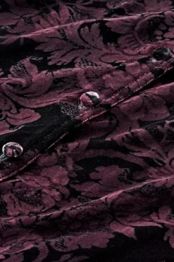 Icon Silk Velvet Poets Tunic Shirt