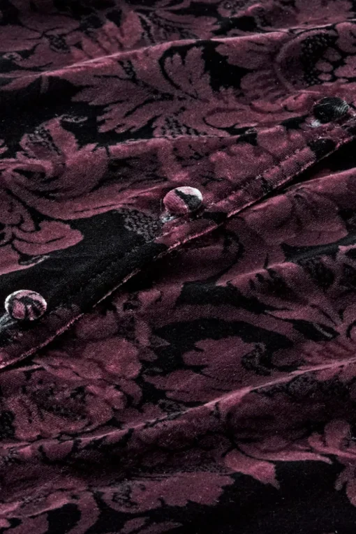 Icon Silk Velvet Poets Tunic Shirt