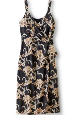 Isla Stretch Linen Midi Dress