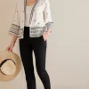 Isla Stretch Linen Slim Leg Pants