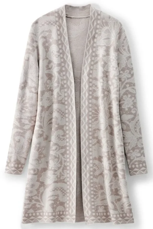 Ivy Shimmer Long Cardigan