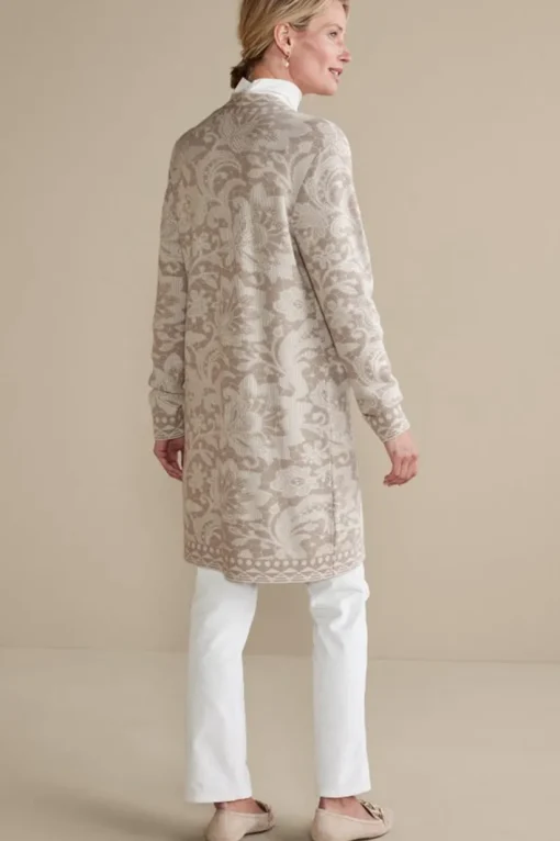 Ivy Shimmer Long Cardigan