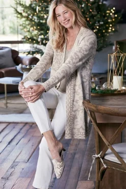 Ivy Shimmer Long Cardigan