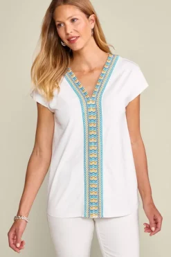 Izabel Embroidered Tee