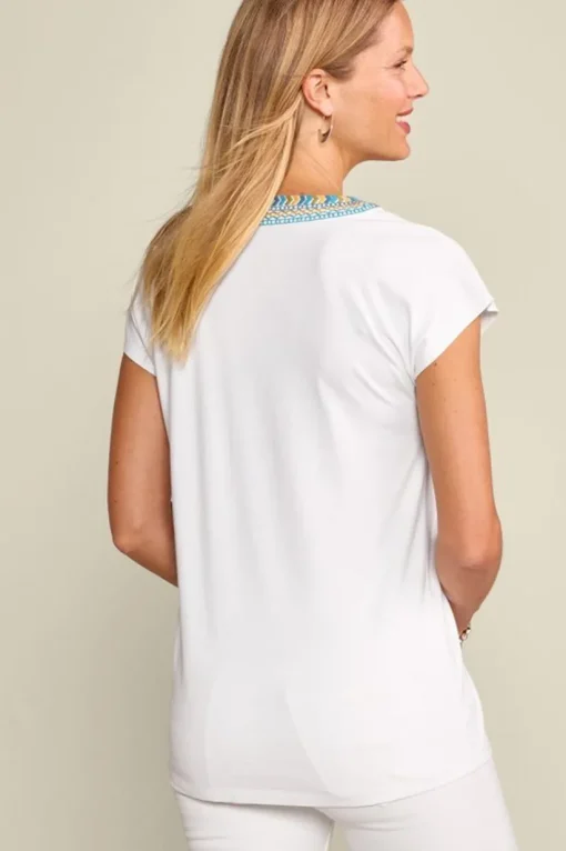 Izabel Embroidered Tee