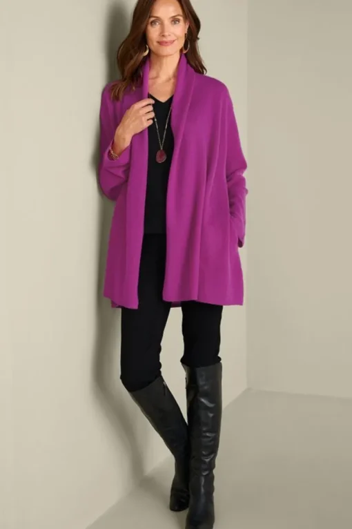 Izzy Cashmere Long Cardigan