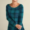 Janece Plaid Sweater Tunic