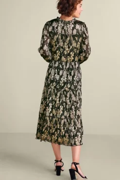 Jobelle Shimmer Midi Dress