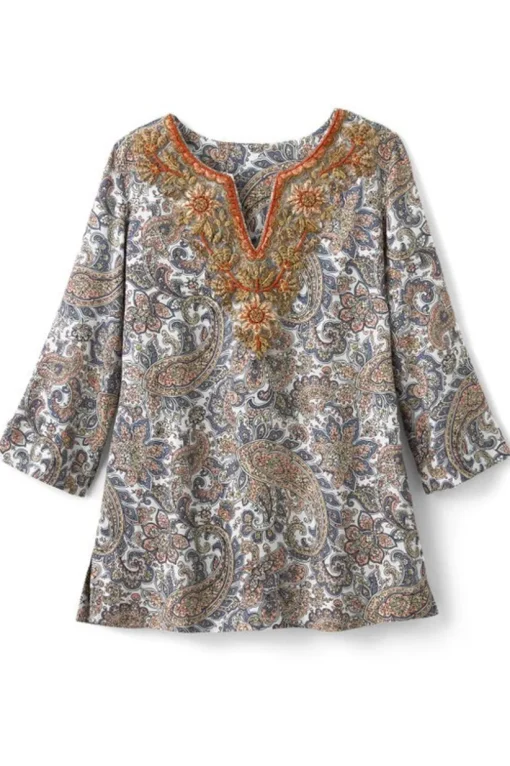 Kaimana Embellished Tunic