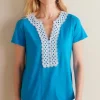 Kaitlyn Embellished Knit Tee