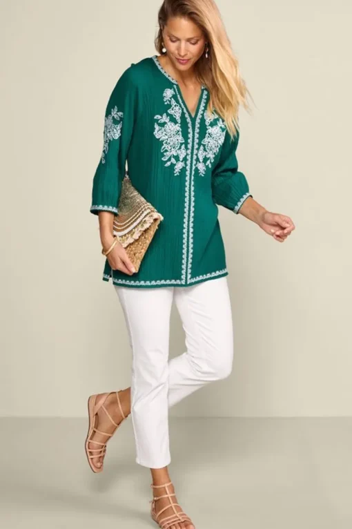 Katie Gauze Tunic