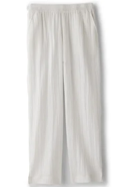 Khulani Straight Leg Gauze Crop Pants