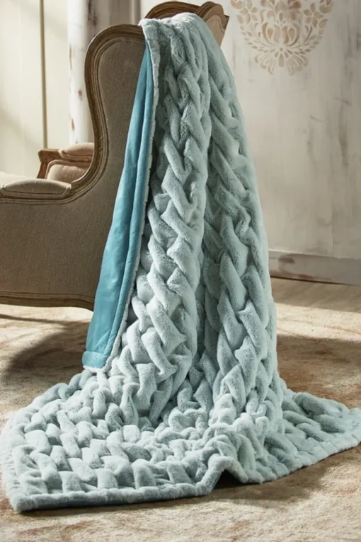 La Parisienne Faux Fur Throw
