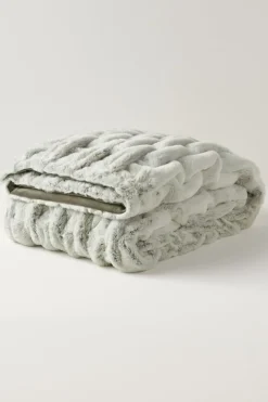 La Parisienne Faux Fur Throw