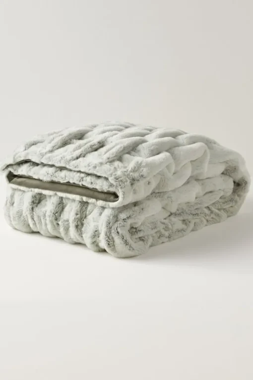 La Parisienne Faux Fur Throw