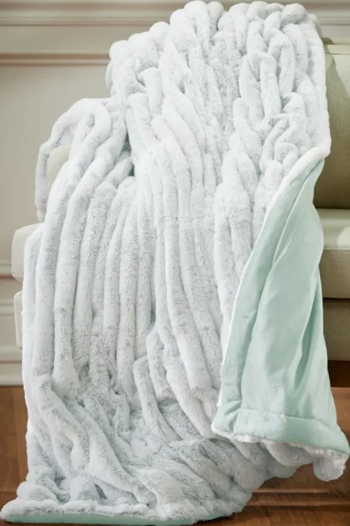 La Parisienne Faux Fur Throw