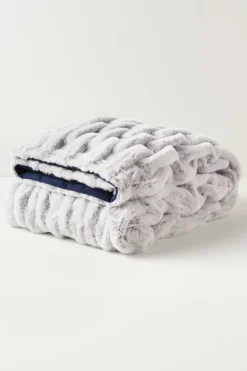 La Parisienne Faux Fur Throw
