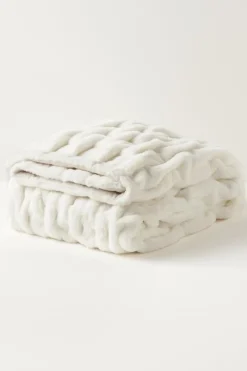 La Parisienne Faux Fur Throw