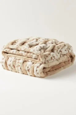 La Parisienne Faux Fur Throw