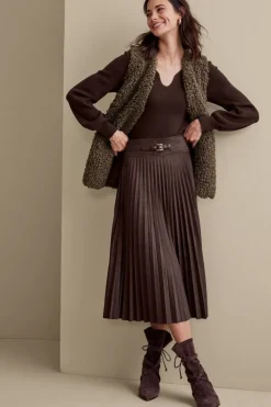Lavina Faux Suede Skirt