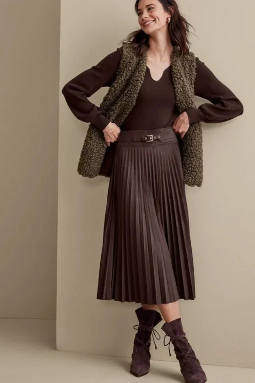 Lavina Faux Suede Skirt