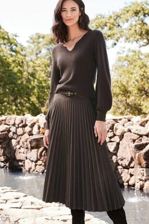 Lavina Faux Suede Skirt