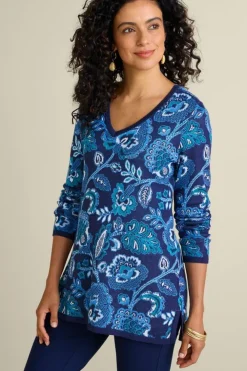 Leonor Jacquard Tunic Sweater