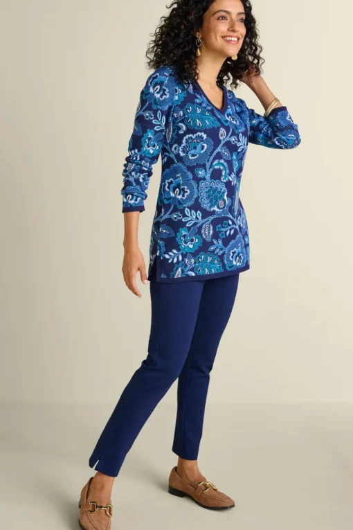 Leonor Jacquard Tunic Sweater