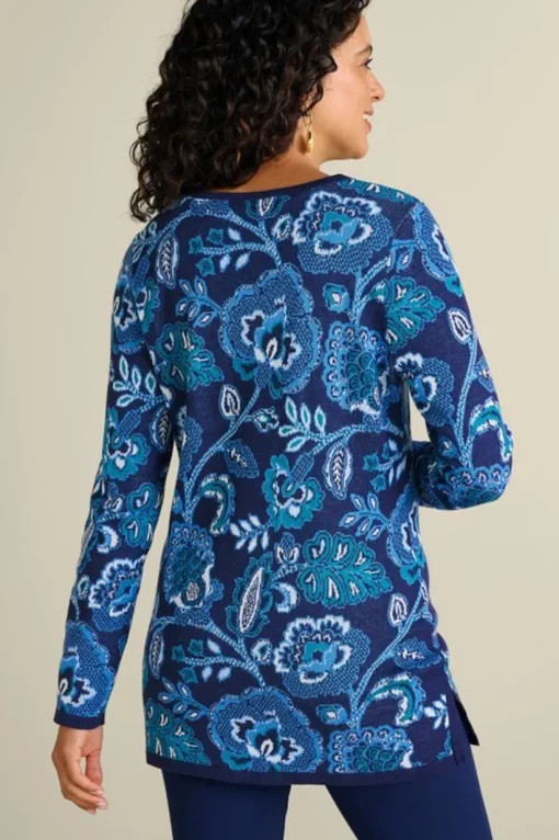 Leonor Jacquard Tunic Sweater