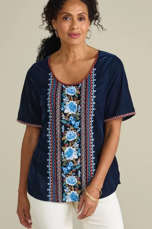 Lilian Velvet Top