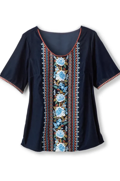 Lilian Velvet Top