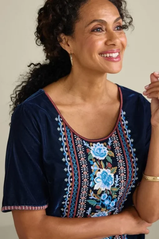 Lilian Velvet Top