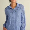 Lisa Lace Button Front