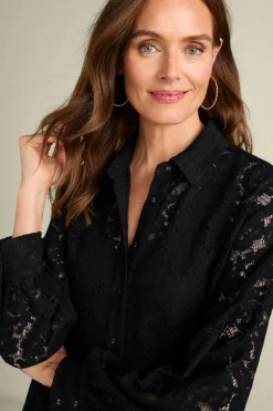 Lisa Lace Button Front