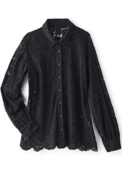 Lisa Lace Button Front