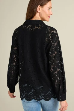Lisa Lace Button Front