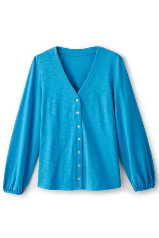 Lorna Button Front Top