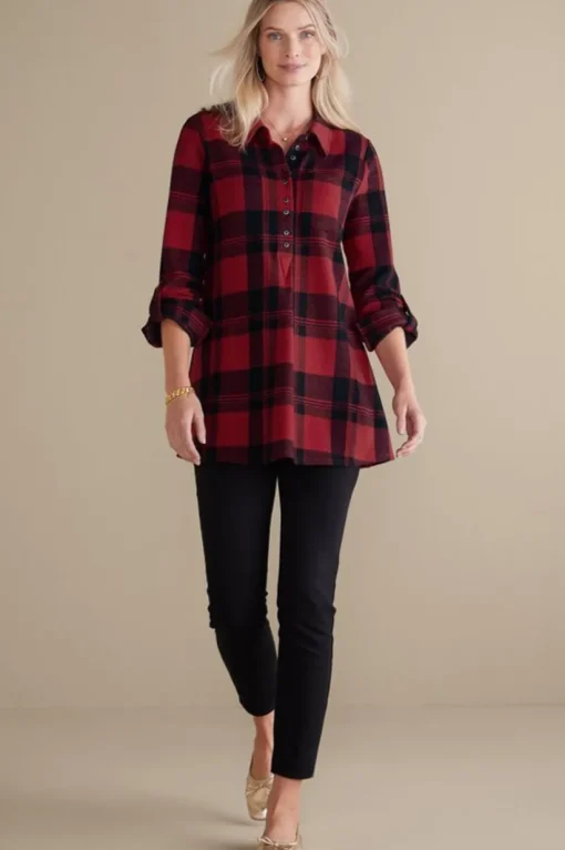 Mad About Plaid Top