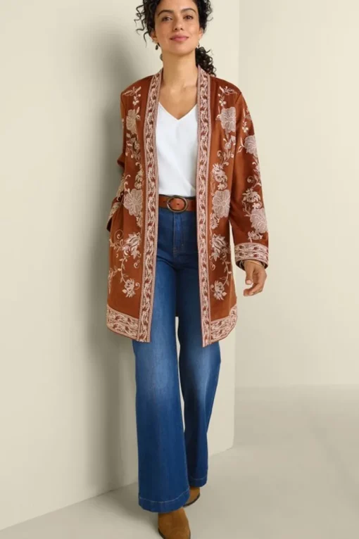 Marienne Faux Suede Jacket