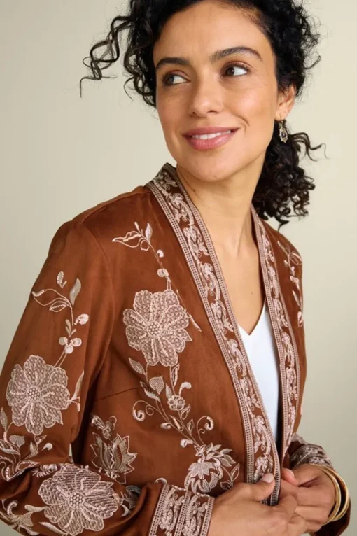 Marienne Faux Suede Jacket
