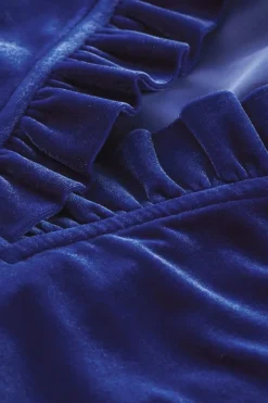 Marlee Ruffle Velvet Top