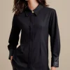 Mattea Faux Leather Cuff Tunic