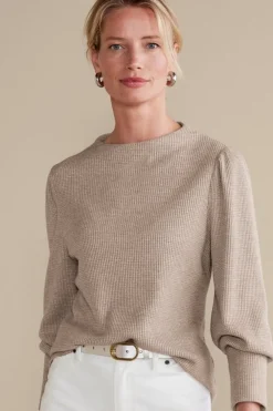 Melina Waffle Pullover